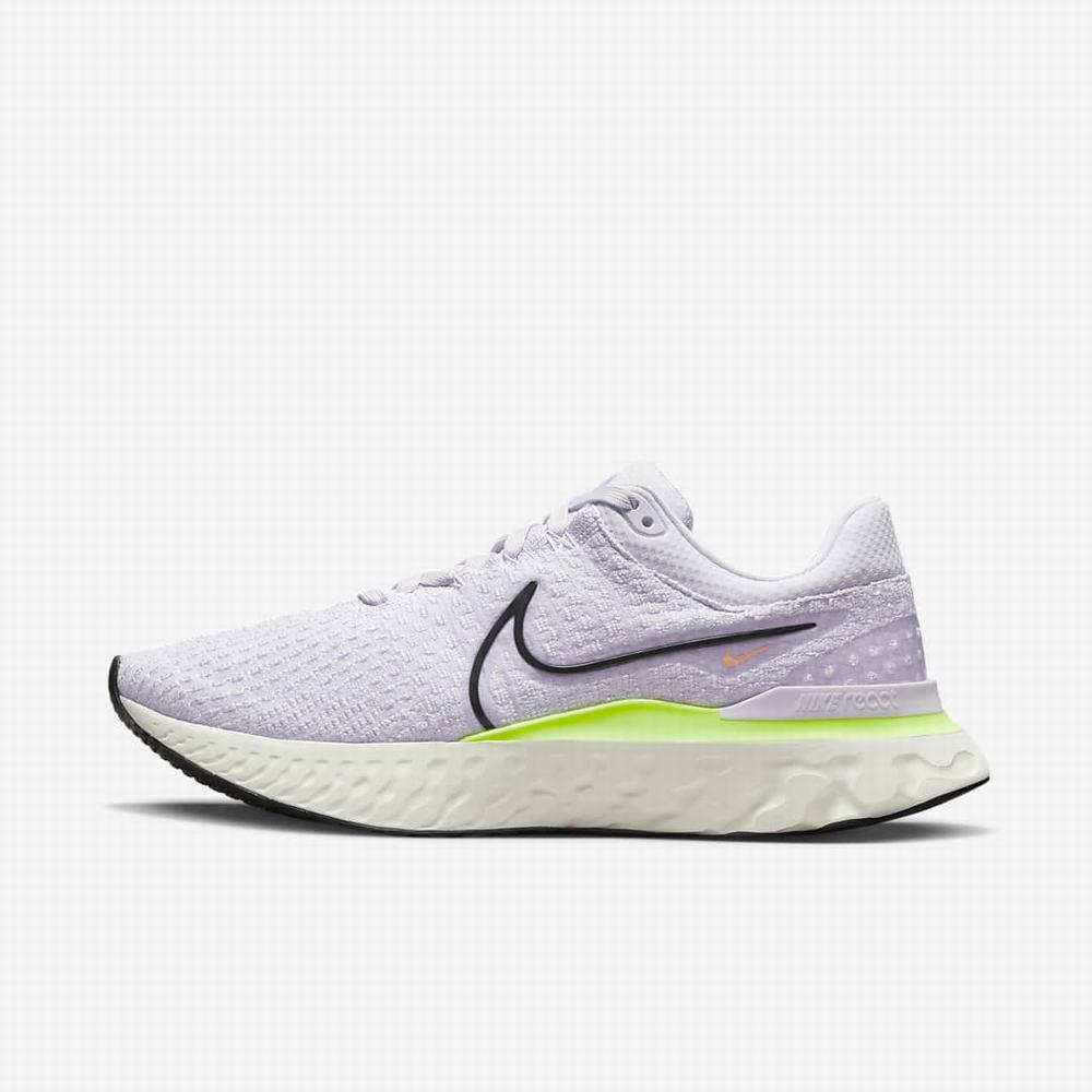 Bezecke Topanky Nike React Infinity Run Flyknit 3 Panske Nachový Zelene Tmavo Siva | SK401385