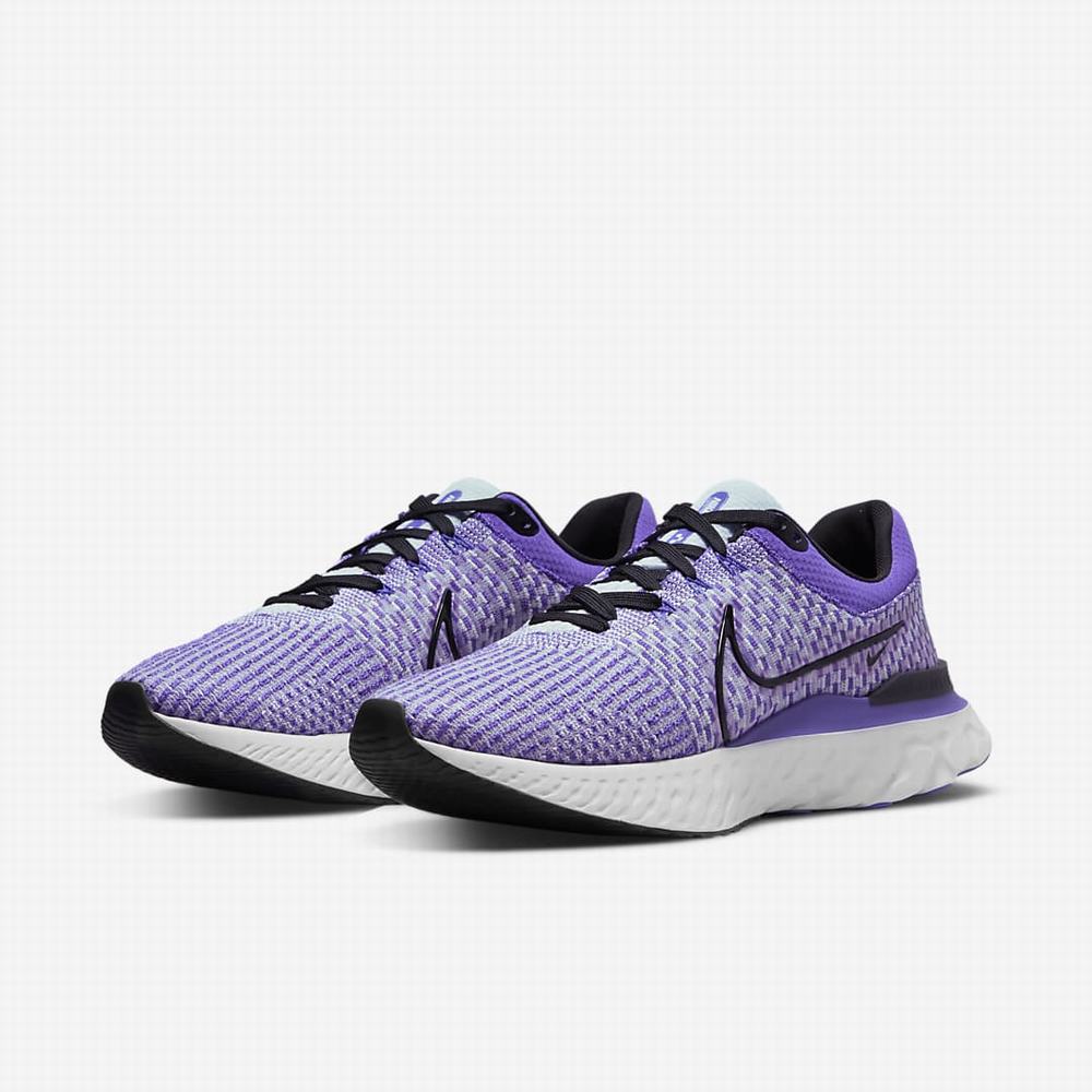 Bezecke Topanky Nike React Infinity Run Flyknit 3 Panske Platina Nachový Čierne | SK419806