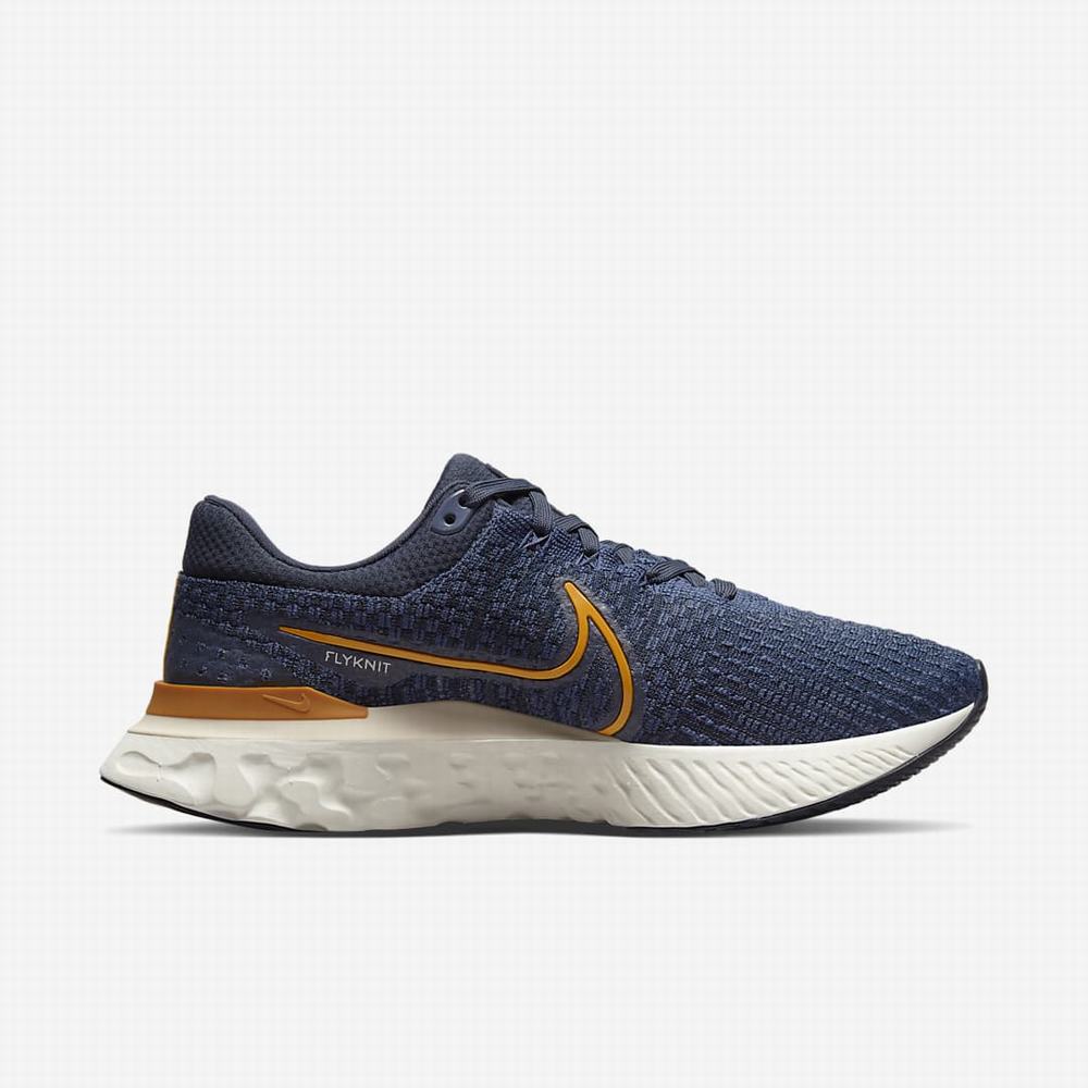 Bezecke Topanky Nike React Infinity Run Flyknit 3 Premium Panske Tmavo Obsidian | SK472836