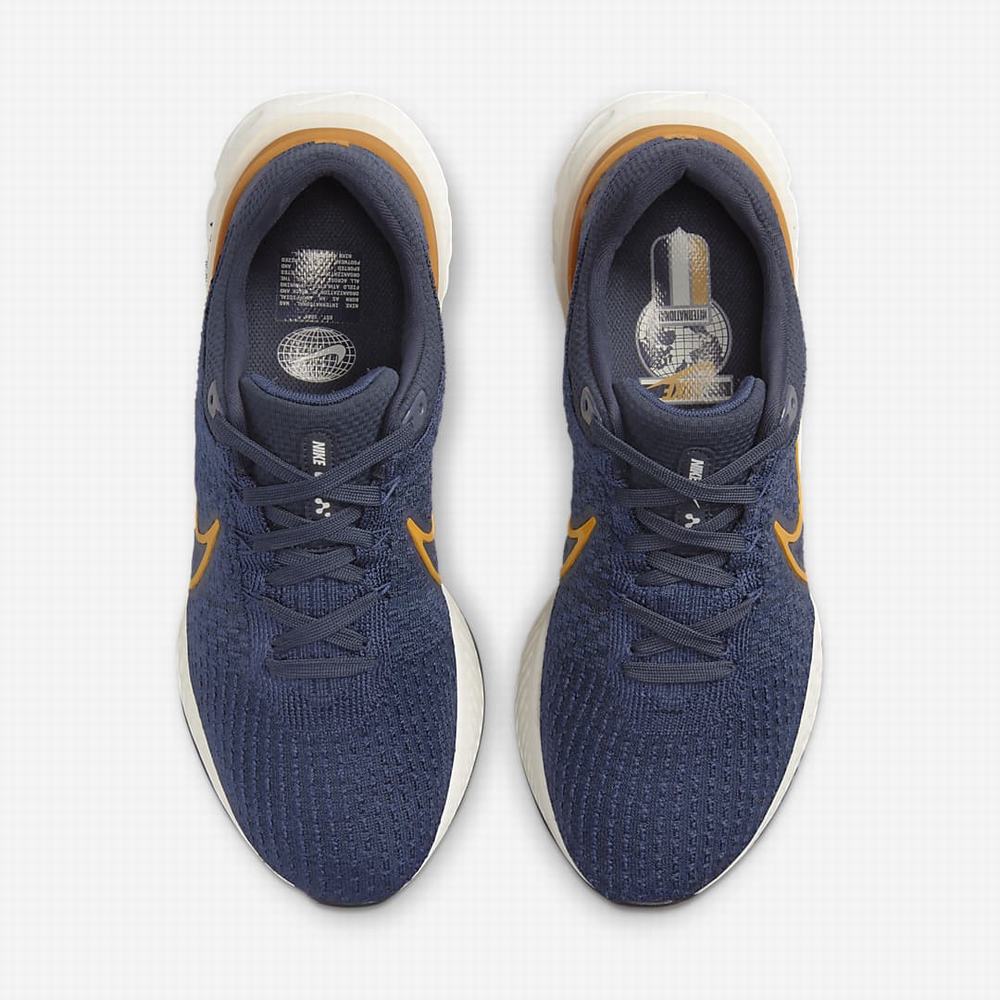 Bezecke Topanky Nike React Infinity Run Flyknit 3 Premium Panske Tmavo Obsidian | SK472836