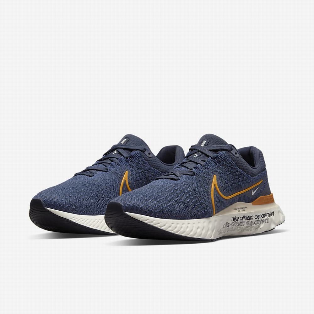 Bezecke Topanky Nike React Infinity Run Flyknit 3 Premium Panske Tmavo Obsidian | SK472836