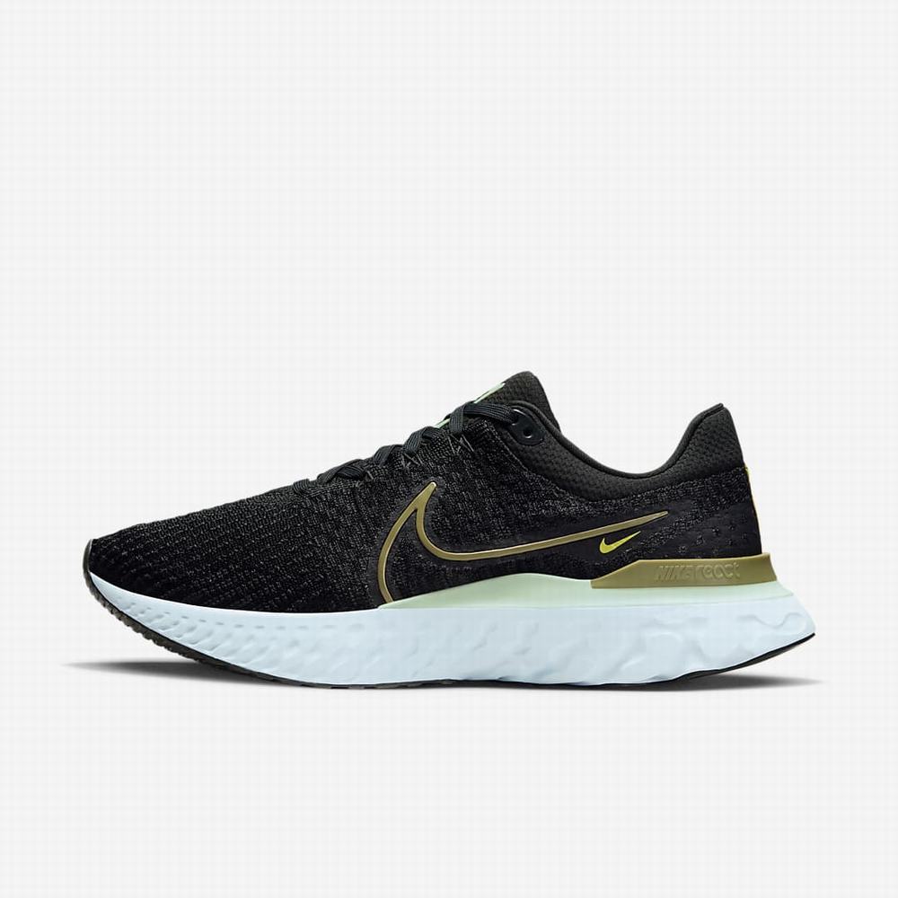 Bezecke Topanky Nike React Infinity Run Flyknit 3 Panske Modre Zelene | SK482613