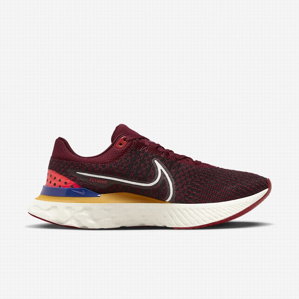 Bezecke Topanky Nike React Infinity Run Flyknit 3 Panske Tmavo Zlate Svetlo Červené Biele | SK509186