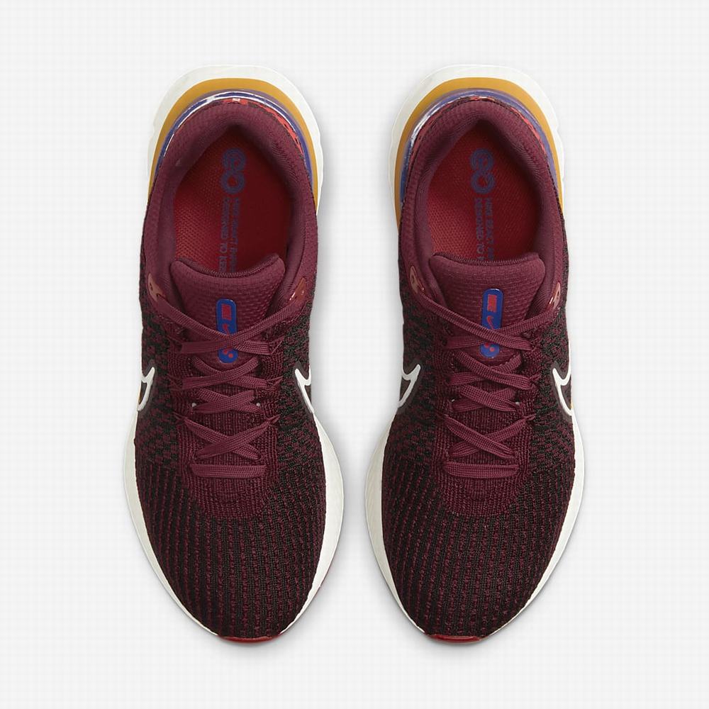 Bezecke Topanky Nike React Infinity Run Flyknit 3 Panske Tmavo Zlate Svetlo Červené Biele | SK509186