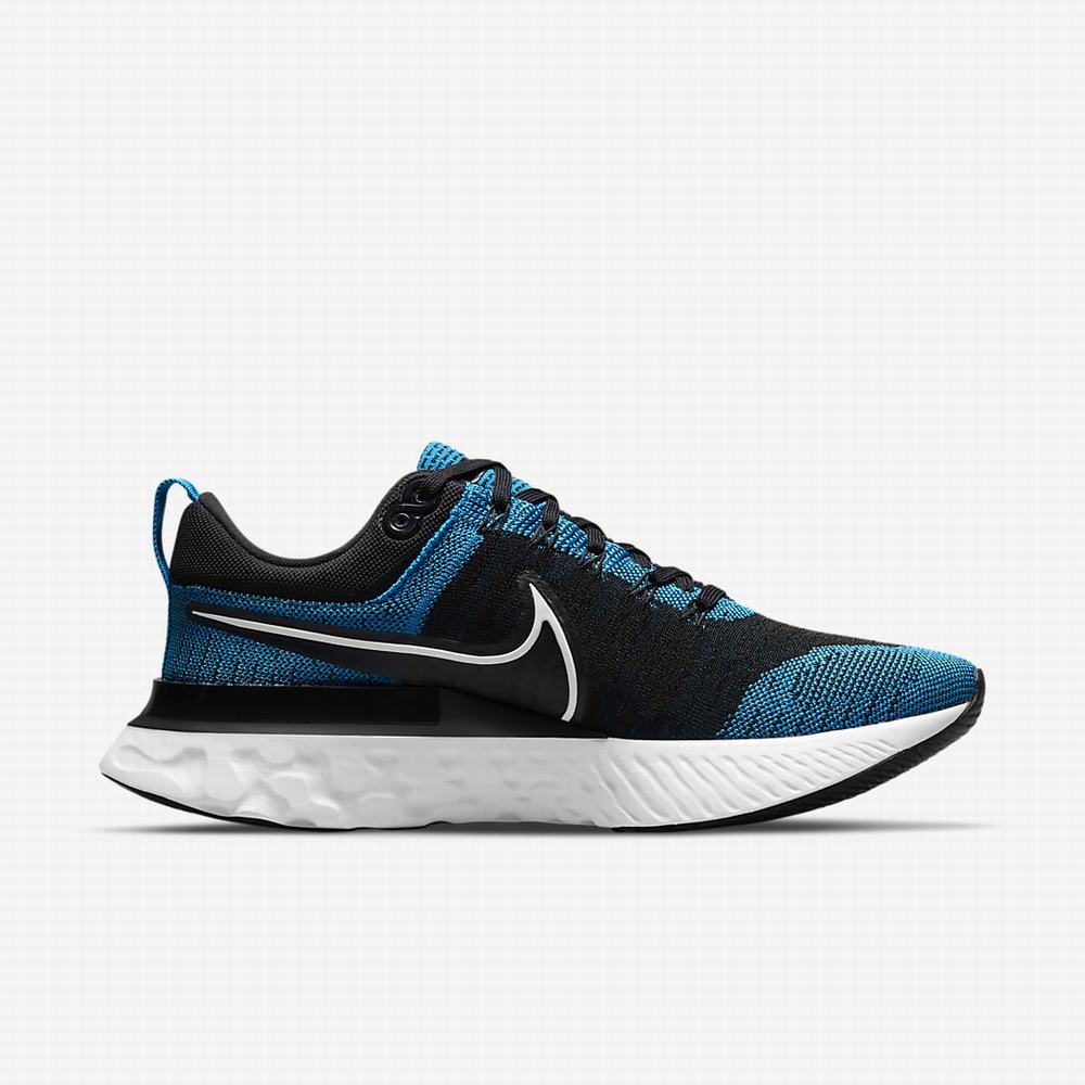 Bezecke Topanky Nike React Infinity Run Flyknit 2 Panske Modre Čierne Biele | SK523049