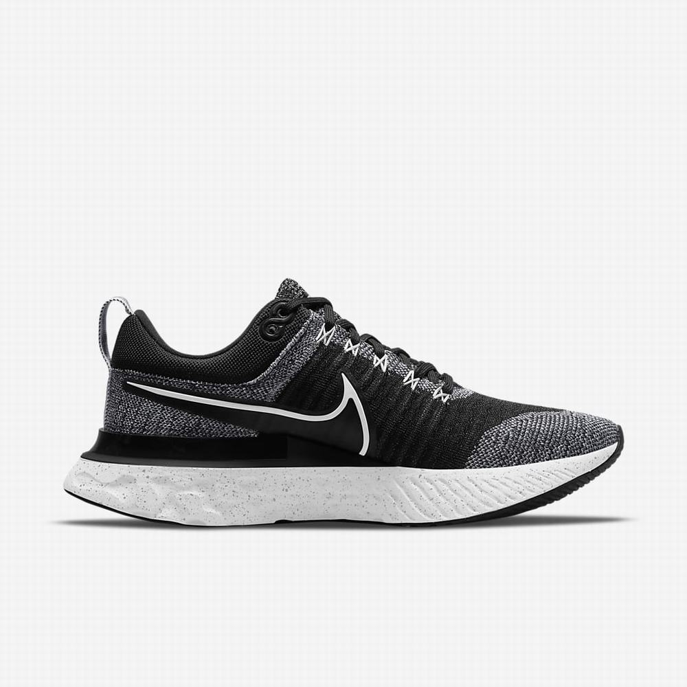 Bezecke Topanky Nike React Infinity Run Flyknit 2 Damske Biele Čierne | SK807936