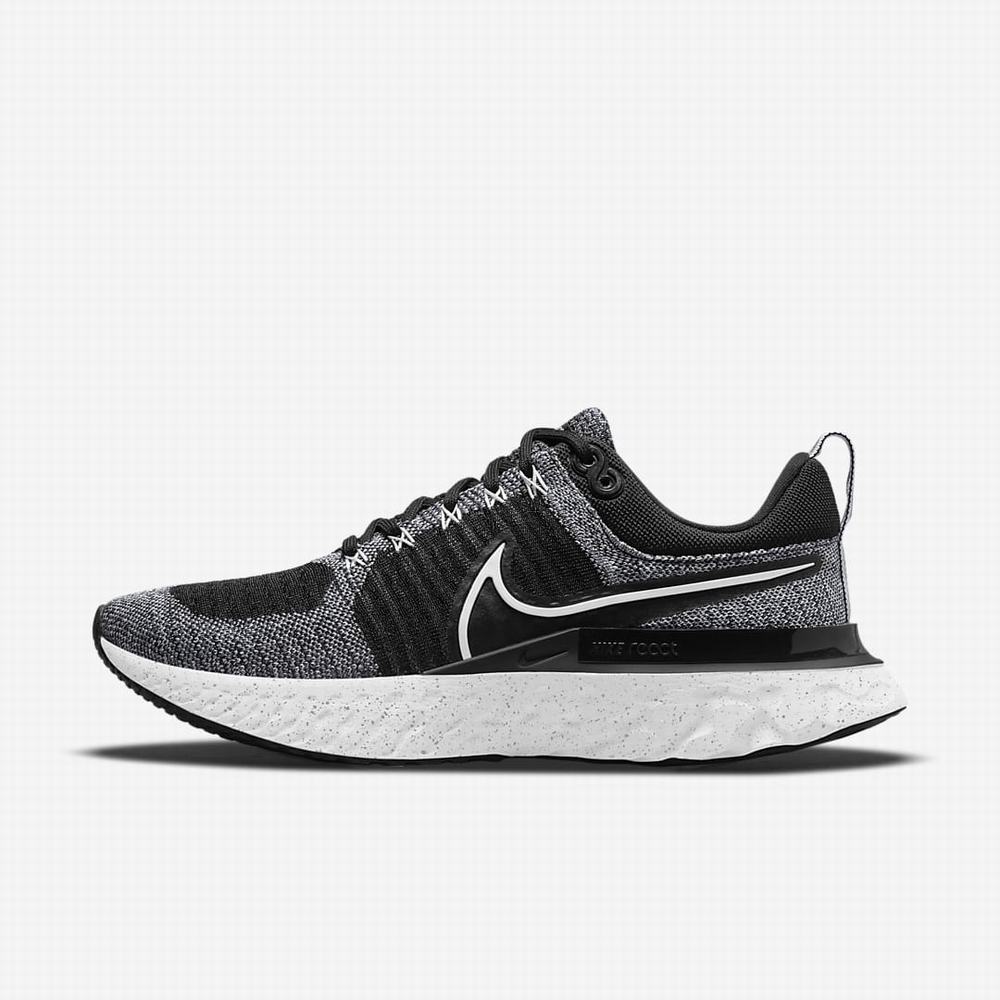 Bezecke Topanky Nike React Infinity Run Flyknit 2 Damske Biele Čierne | SK807936