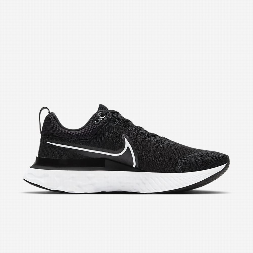 Bezecke Topanky Nike React Infinity Run Flyknit 2 Damske Čierne Biele | SK846301