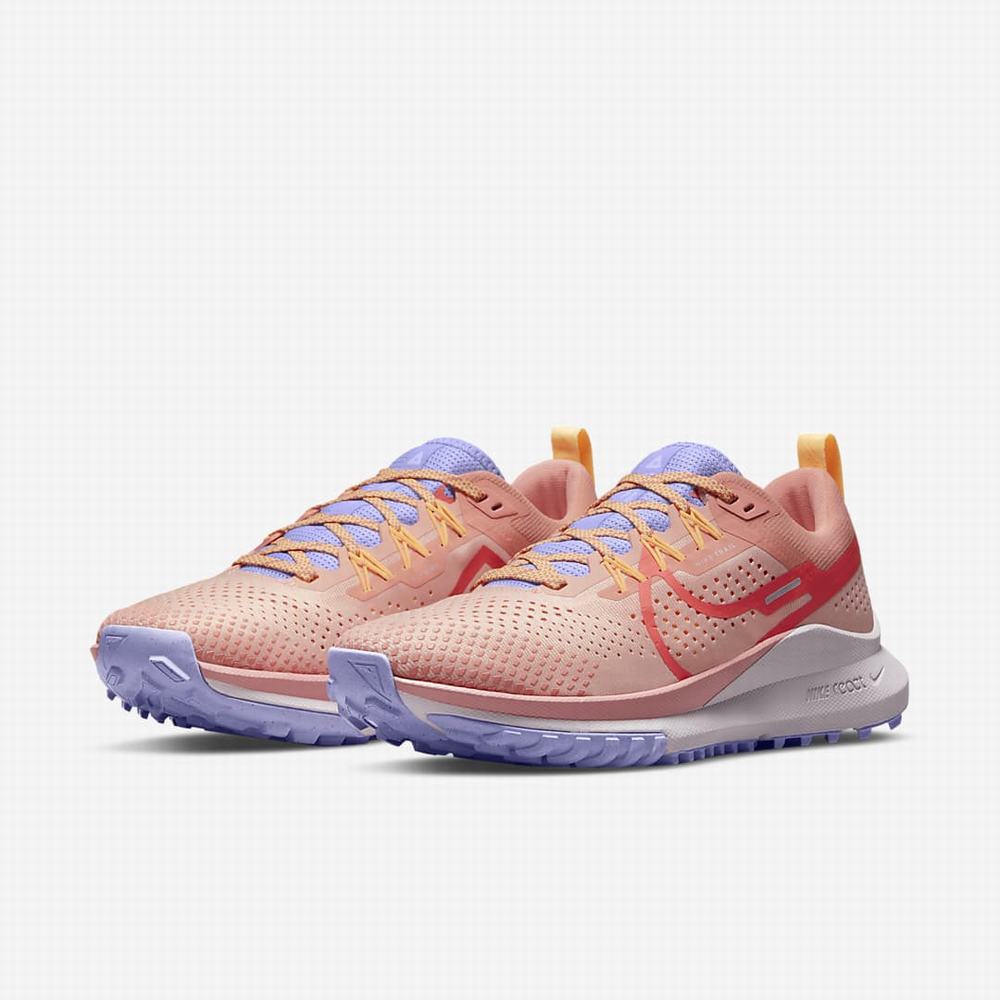 Bezecke Topanky Nike React Pegasus Trail 4 Damske Oranžové Nachový | SK140267