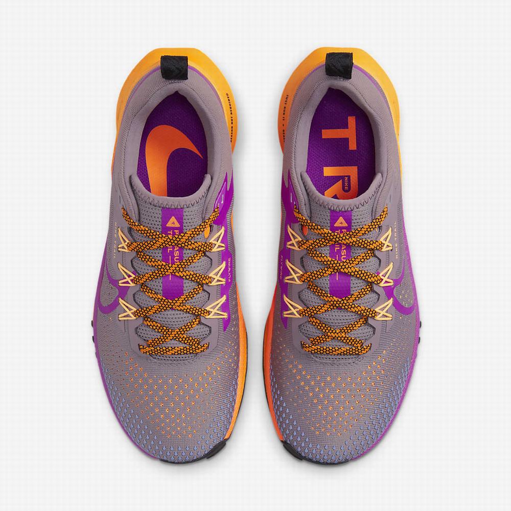 Bezecke Topanky Nike React Pegasus Trail 4 Damske Nachový Oranžové Krém Nachový | SK379148