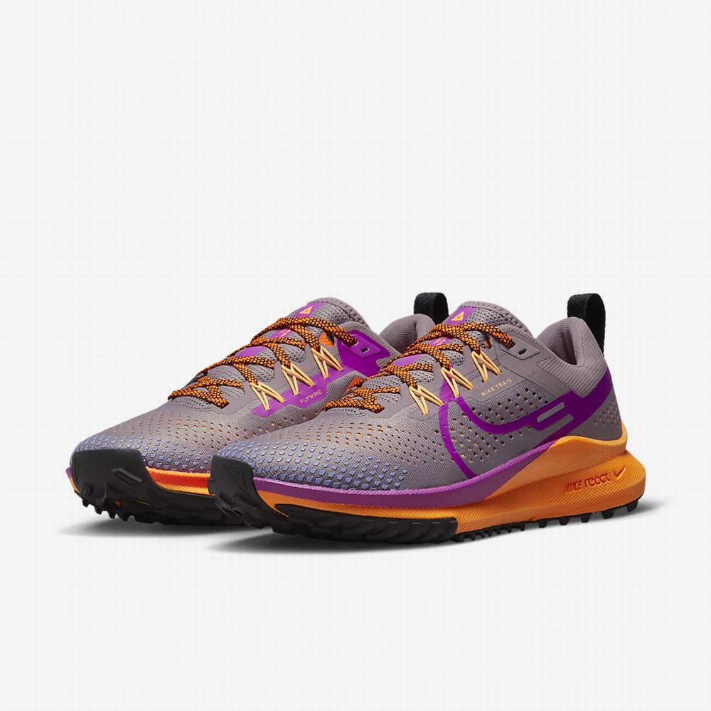 Bezecke Topanky Nike React Pegasus Trail 4 Damske Nachový Oranžové Krém Nachový | SK379148