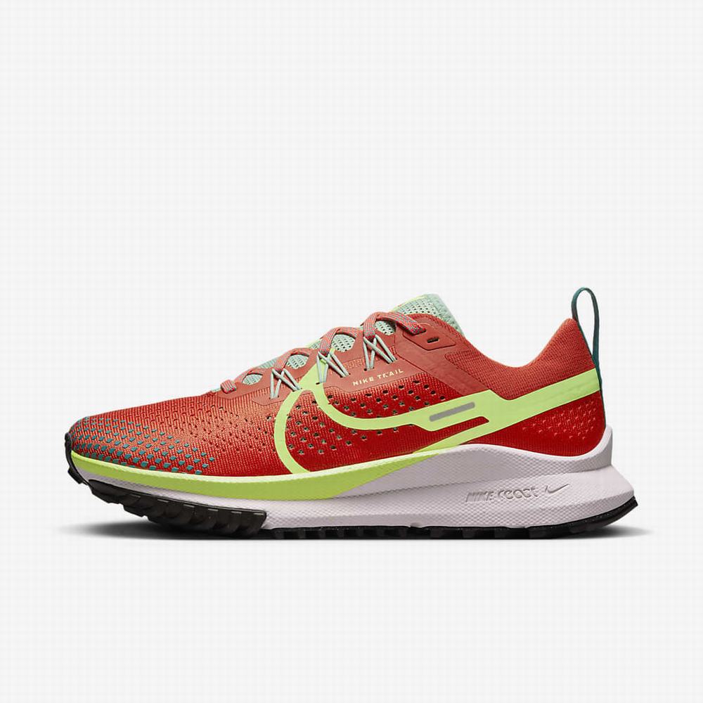 Bezecke Topanky Nike React Pegasus Trail 4 Damske Oranžové Zelene | SK750284