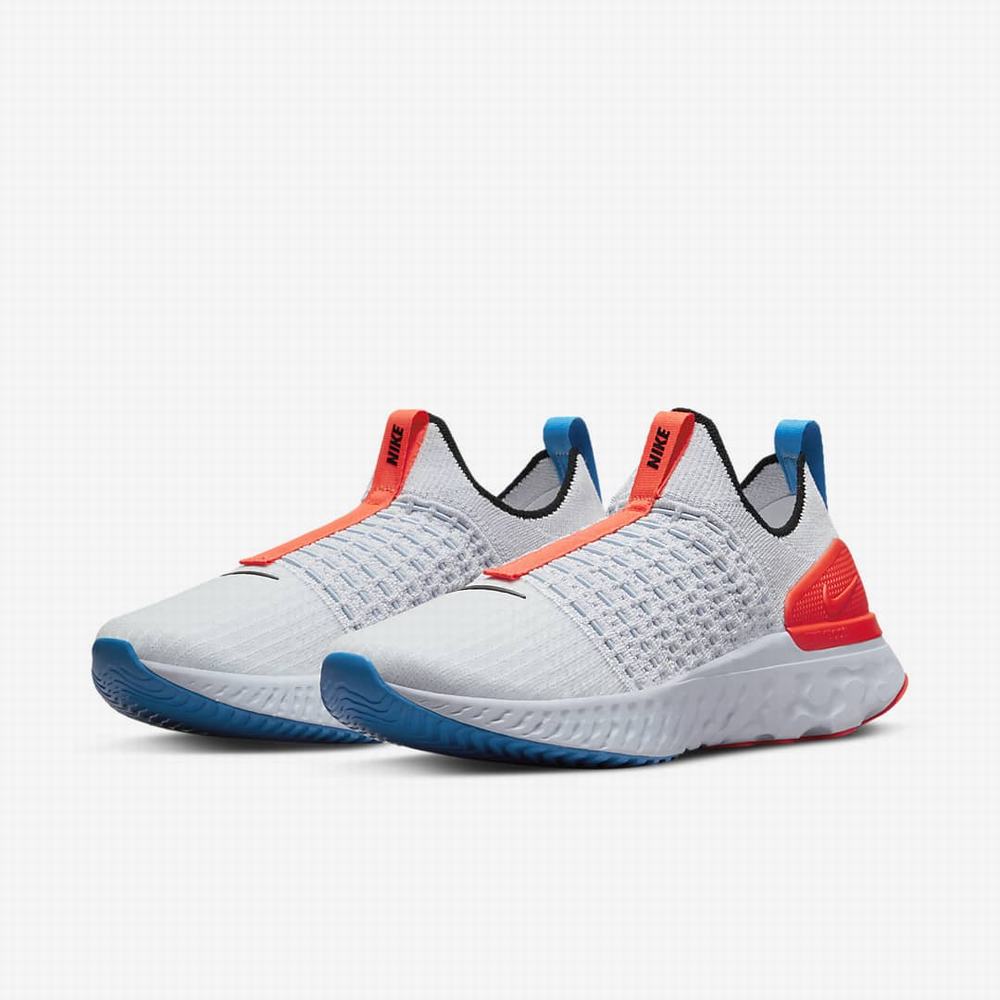 Bezecke Topanky Nike React Phantom Run Flyknit 2 Damske Siva Svetlo Červené Čierne | SK103928