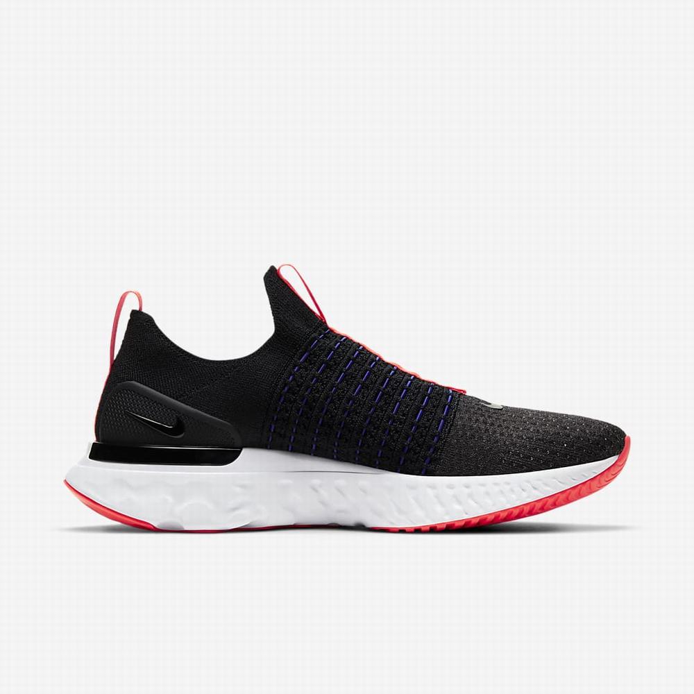 Bezecke Topanky Nike React Phantom Run Flyknit 2 Panske Čierne Svetlo Červené Čierne | SK214763