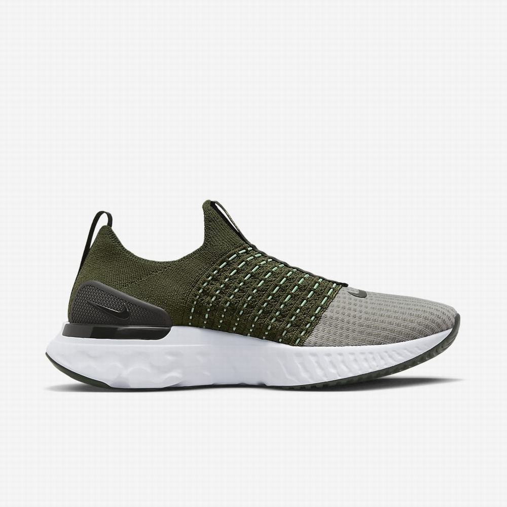 Bezecke Topanky Nike React Phantom Run Flyknit 2 Panske Zelene Žlté | SK504869