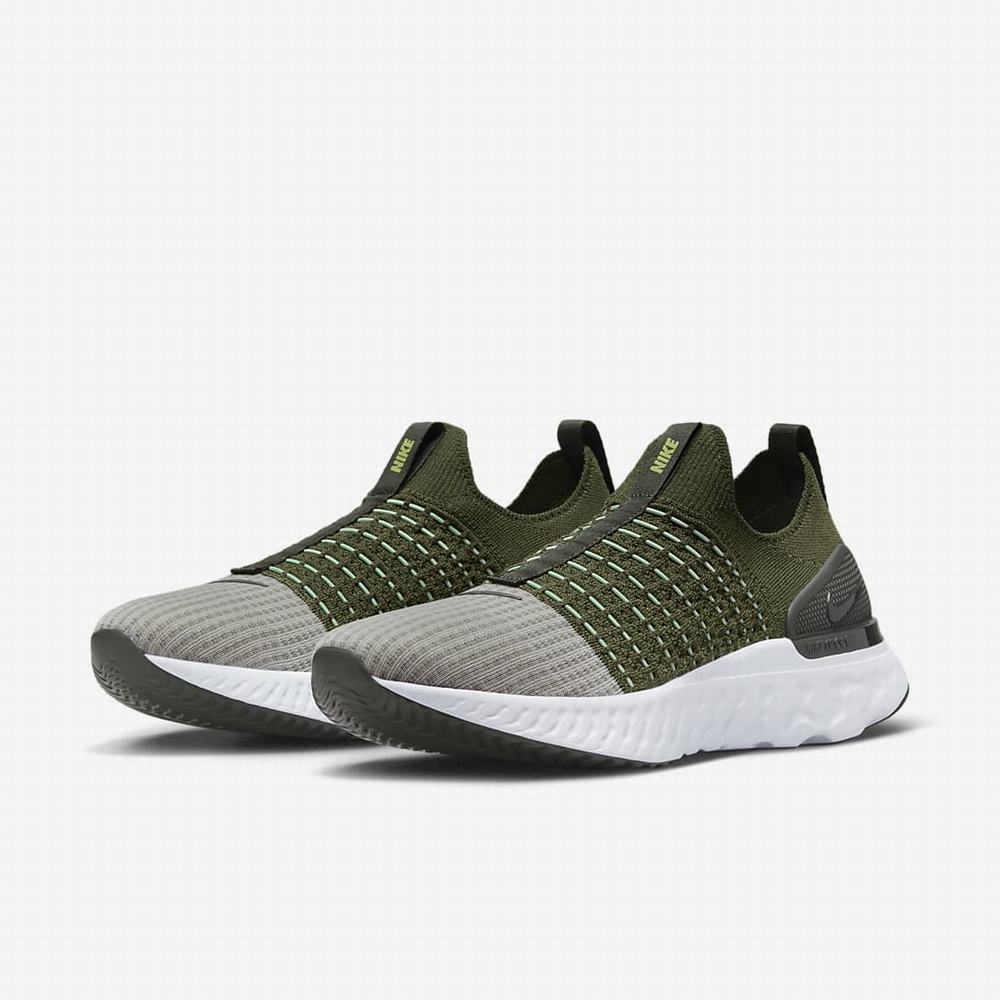 Bezecke Topanky Nike React Phantom Run Flyknit 2 Panske Zelene Žlté | SK504869