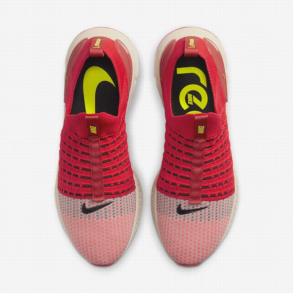 Bezecke Topanky Nike React Phantom Run Flyknit 2 Panske Červené Biele Červené Čierne | SK548712