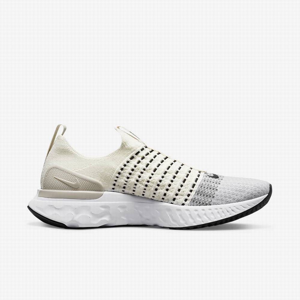 Bezecke Topanky Nike React Phantom Run Flyknit 2 Panske Béžové Biele Čierne | SK701945