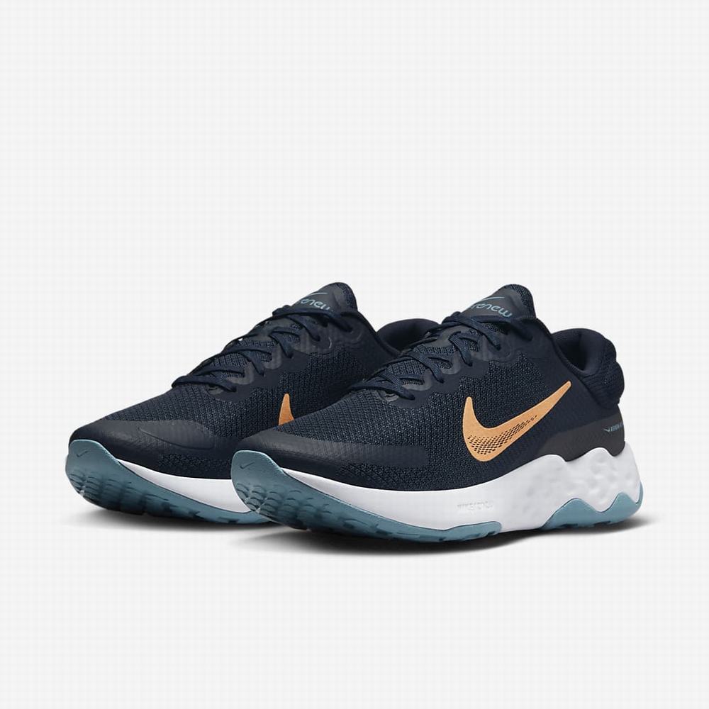 Bezecke Topanky Nike Renew Ride 3 Panske Obsidian Biele Krém | SK692043