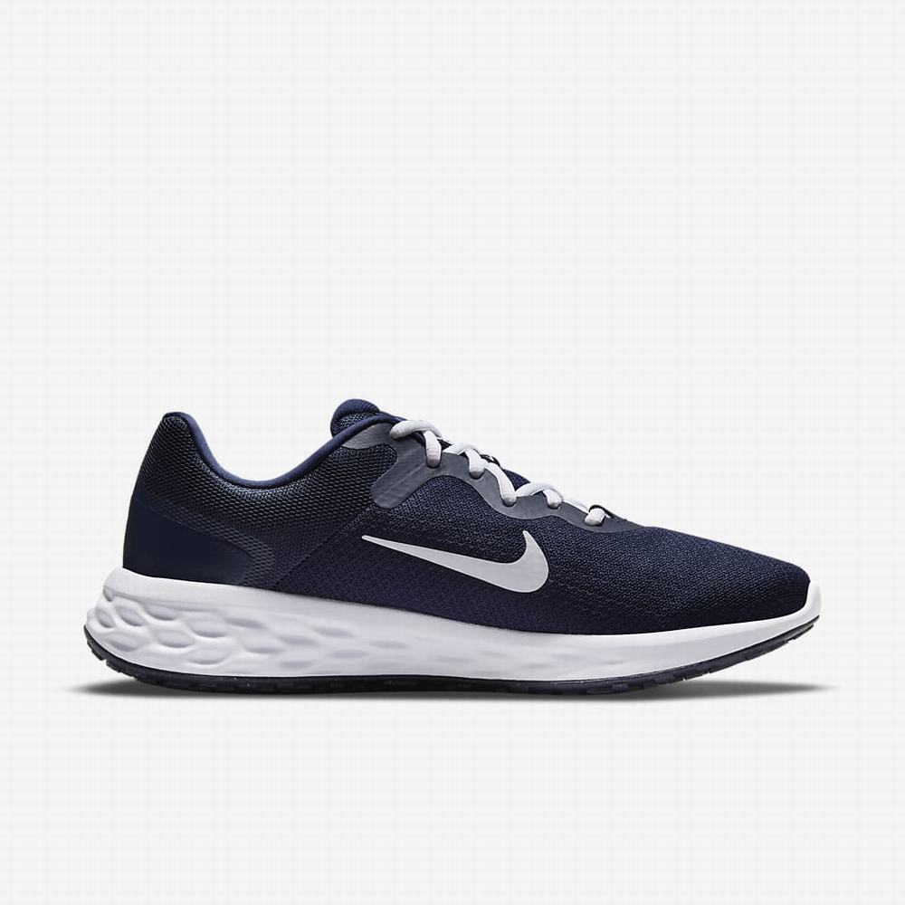 Bezecke Topanky Nike Revolution 6 Next Nature Panske Námornícka Modrá Obsidian Siva Biele | SK524396