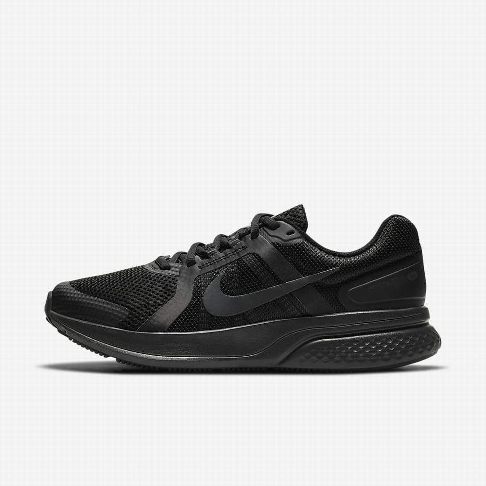 Bezecke Topanky Nike Run Swift 2 Panske Čierne Tmavo Siva | SK782316