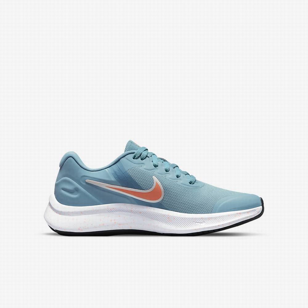 Bezecke Topanky Nike Star Runner 3 Detske Modre Červené | SK945620