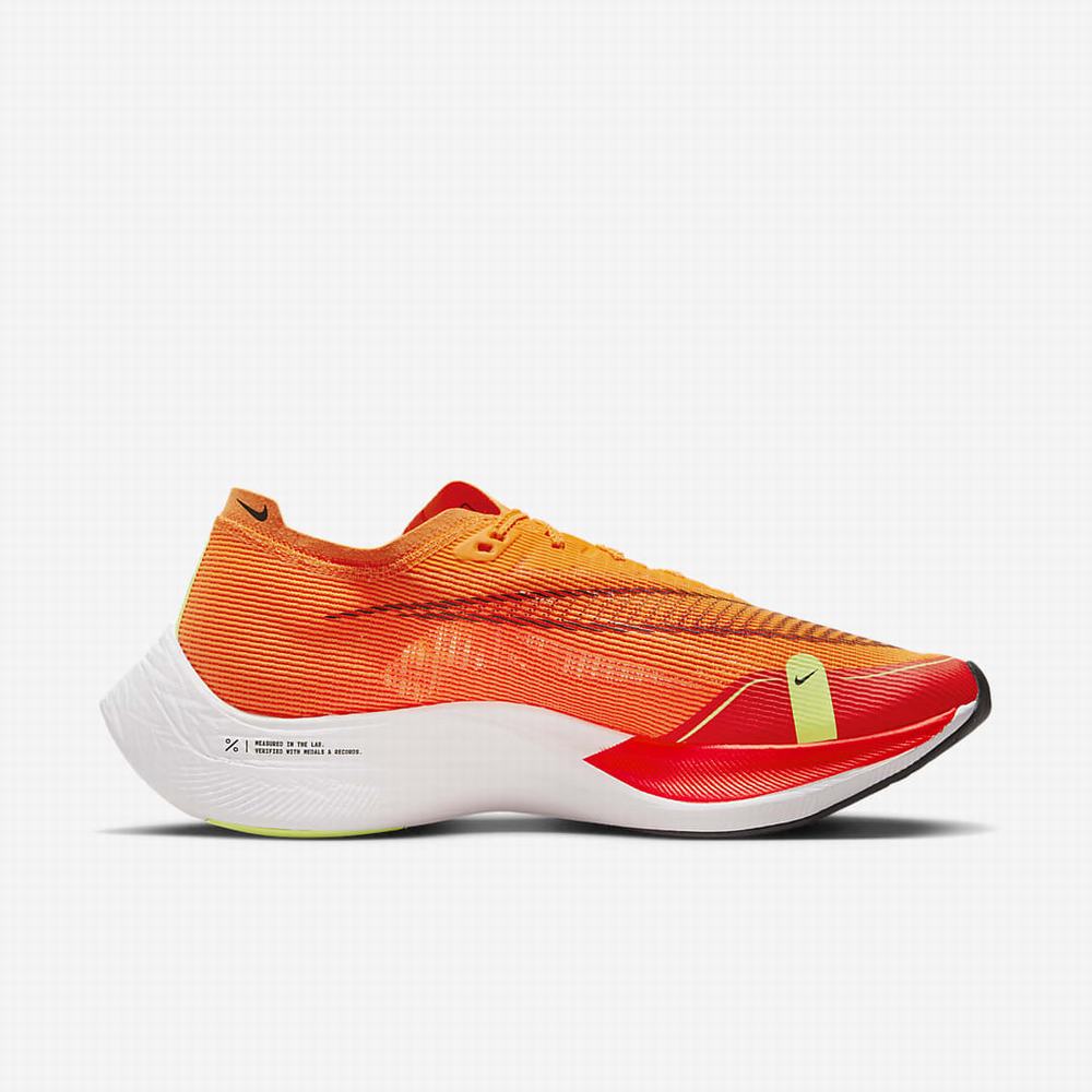 Bezecke Topanky Nike Vaporfly NEXT% 2 Panske Oranžové Svetlo Červené Biele Čierne | SK826034