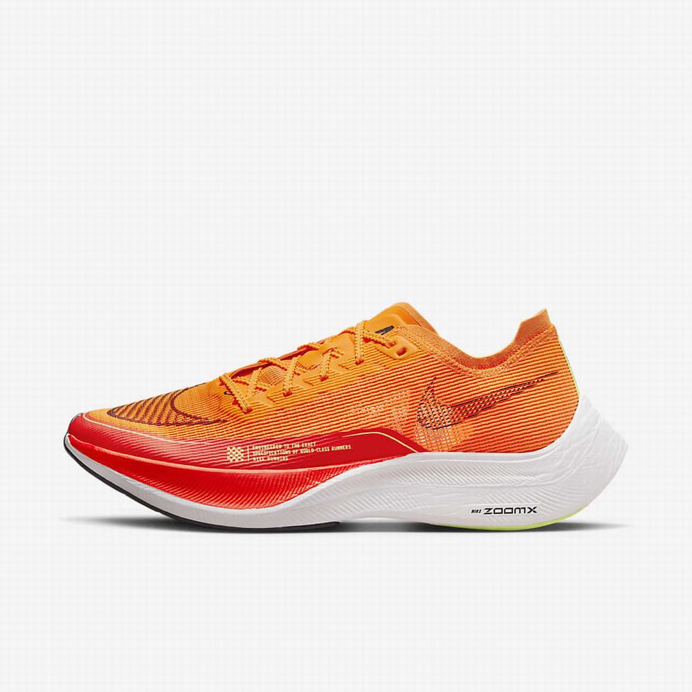 Bezecke Topanky Nike Vaporfly NEXT% 2 Panske Oranžové Svetlo Červené Biele Čierne | SK826034