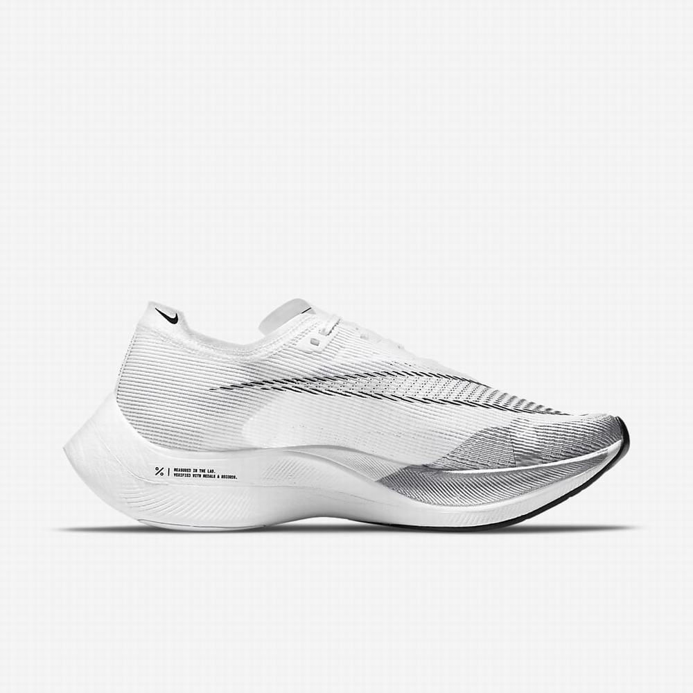 Bezecke Topanky Nike Vaporfly NEXT% 2 Panske Biele Metal Strieborne Čierne | SK913807