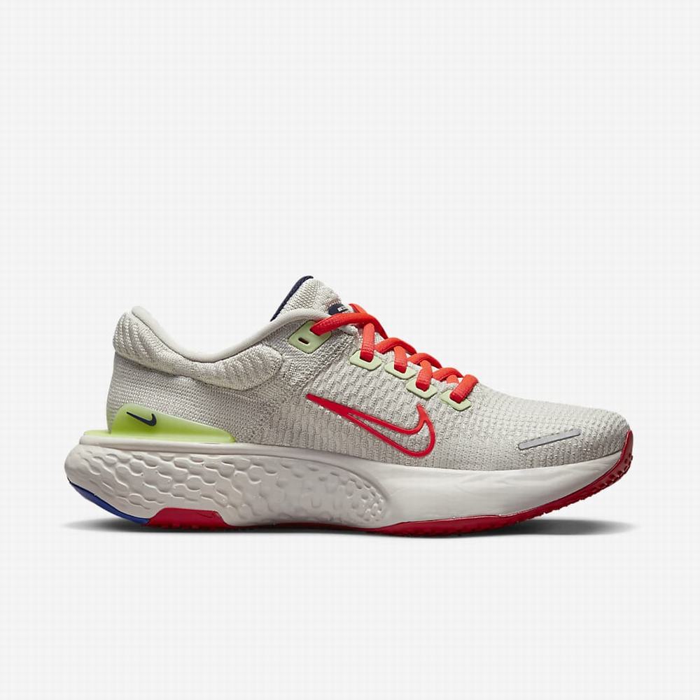 Bezecke Topanky Nike ZoomX Invincible Run Flyknit 2 Damske Svetlo Siva Červené Kráľovská Modrá Modre | SK089473