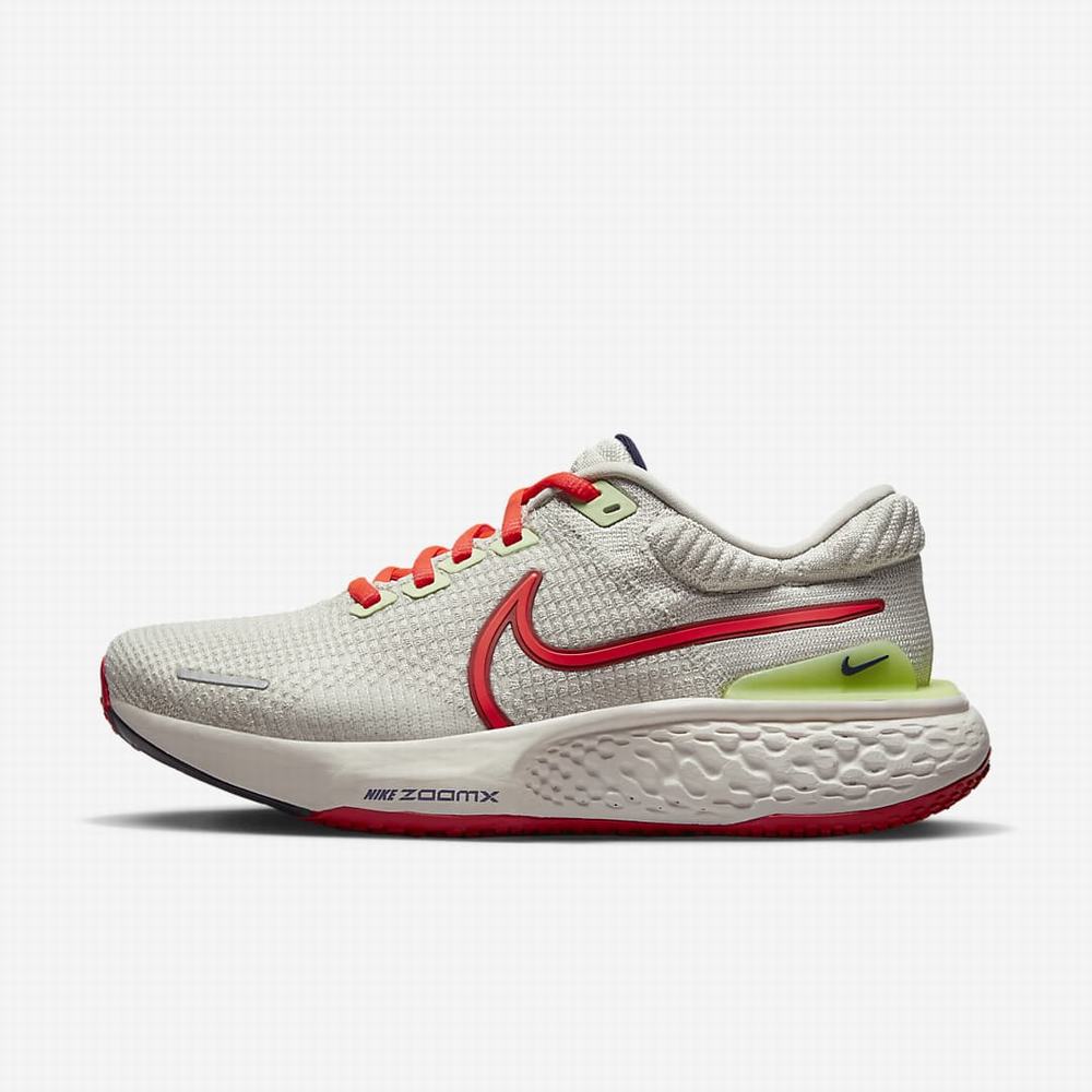 Bezecke Topanky Nike ZoomX Invincible Run Flyknit 2 Damske Svetlo Siva Červené Kráľovská Modrá Modre | SK089473