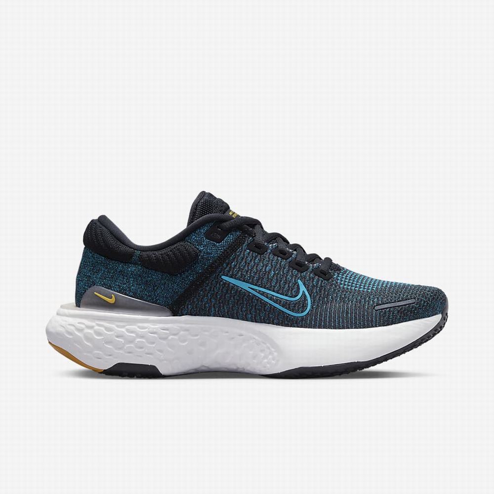 Bezecke Topanky Nike ZoomX Invincible Run Flyknit 2 Panske Čierne Modre Biele | SK238419