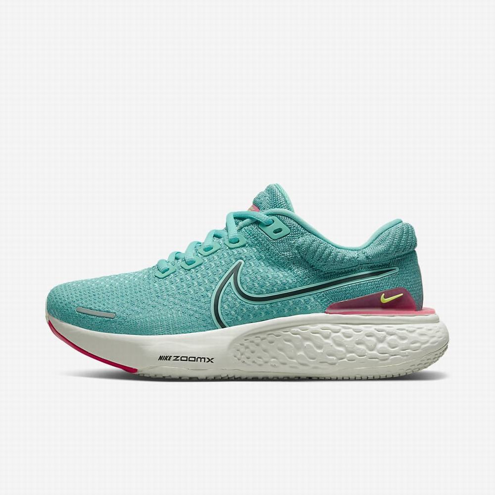 Bezecke Topanky Nike ZoomX Invincible Run Flyknit 2 Damske Modre Svetlomodrá Tyrkysové Ruzove Zelene Čierne | SK271539