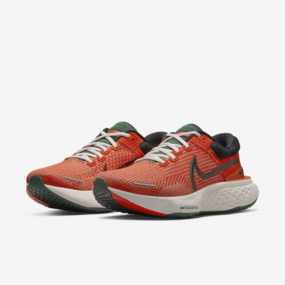 Bezecke Topanky Nike ZoomX Invincible Run Flyknit 2 Panske Oranžové Zelene Čierne | SK647893