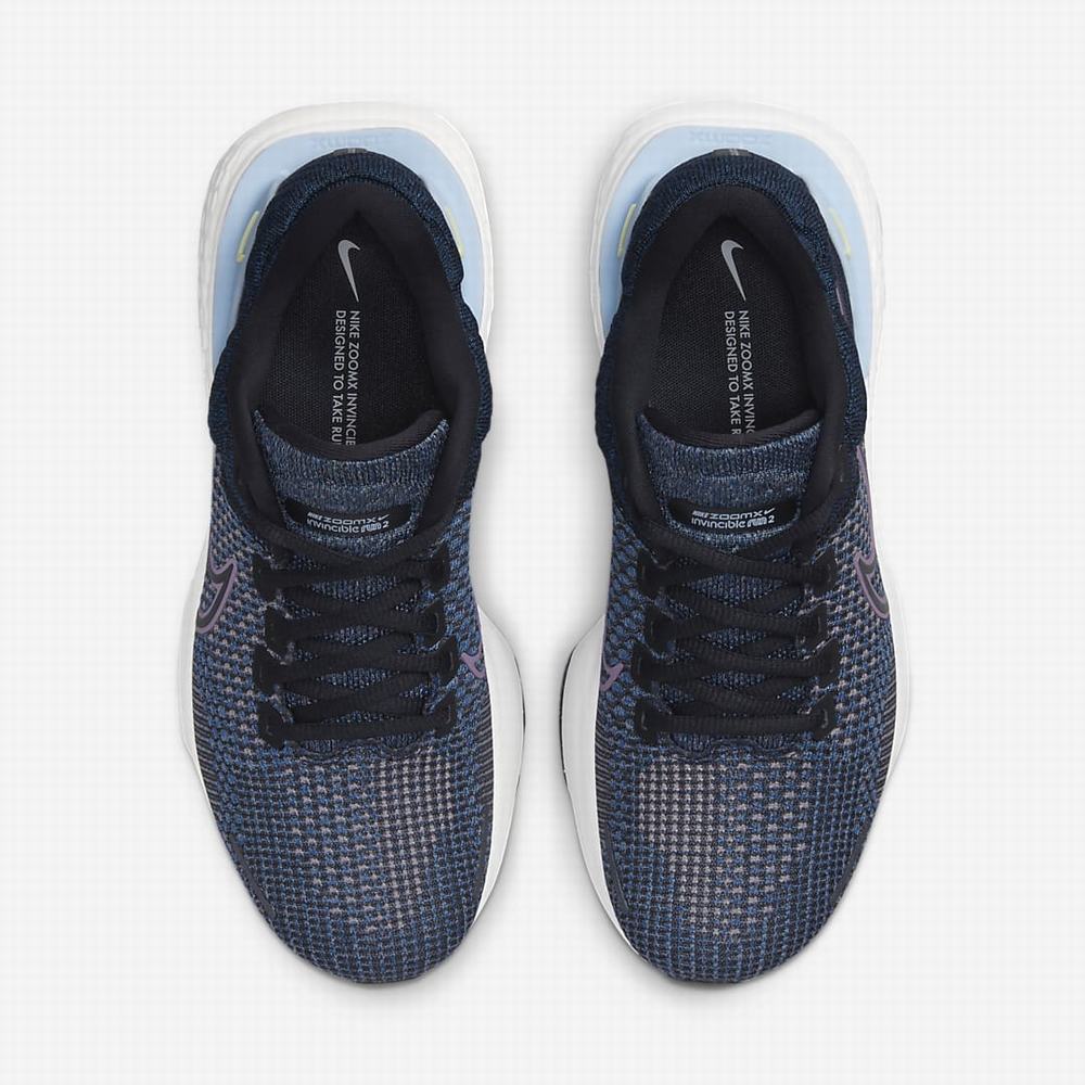 Bezecke Topanky Nike ZoomX Invincible Run Flyknit 2 Damske Tmavo Modre Nachový Čierne | SK964712