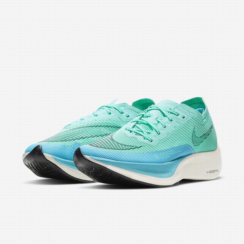 Bezecke Topanky Nike ZoomX Vaporfly NEXT% 2 Damske Zelene Modre Biele Čierne | SK290675