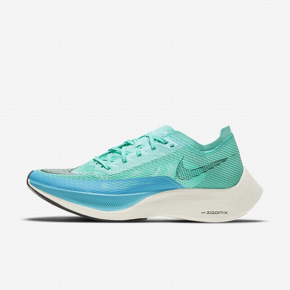 Bezecke Topanky Nike ZoomX Vaporfly NEXT% 2 Damske Zelene Modre Biele Čierne | SK290675