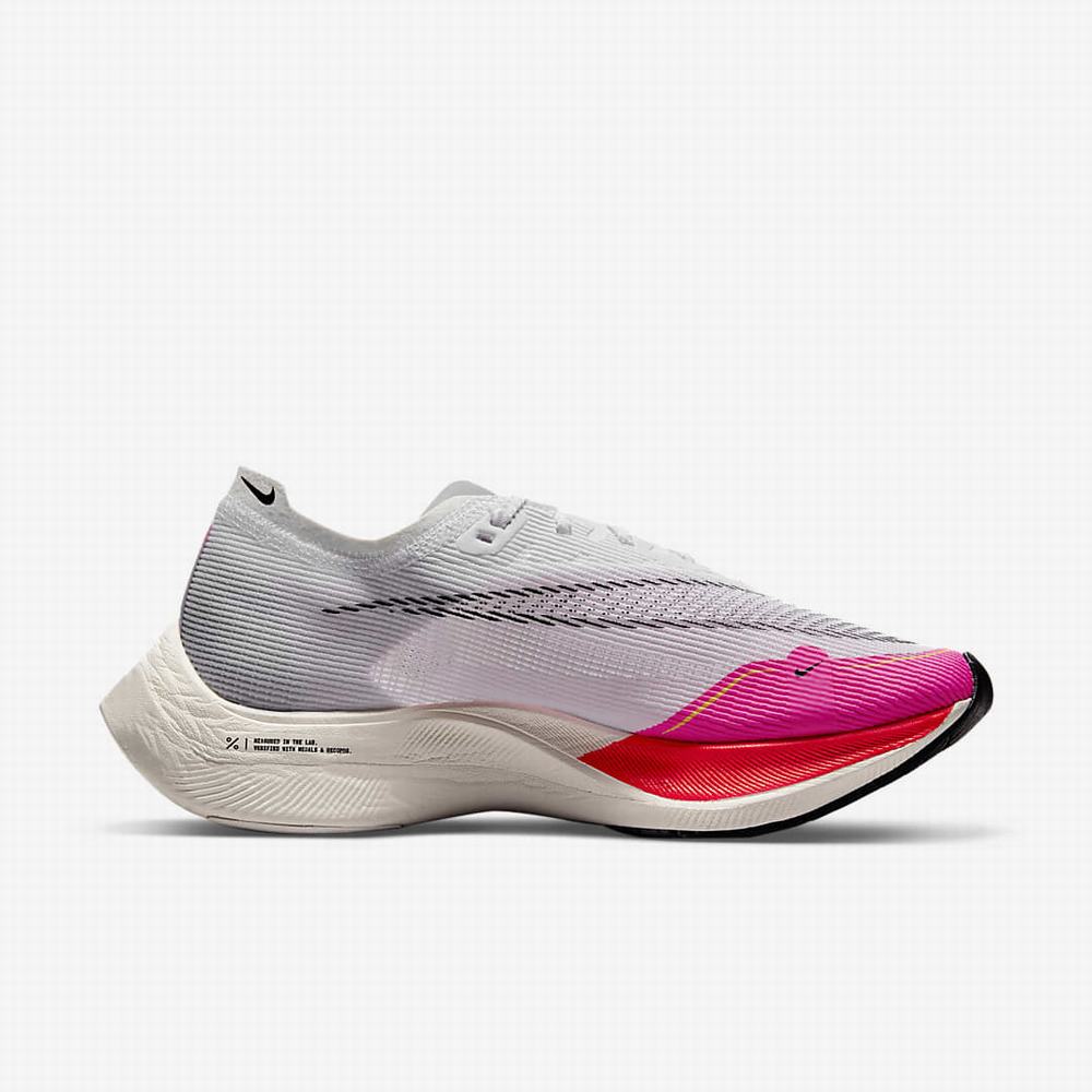 Bezecke Topanky Nike ZoomX Vaporfly NEXT% 2 Damske Biele Čierne | SK368512