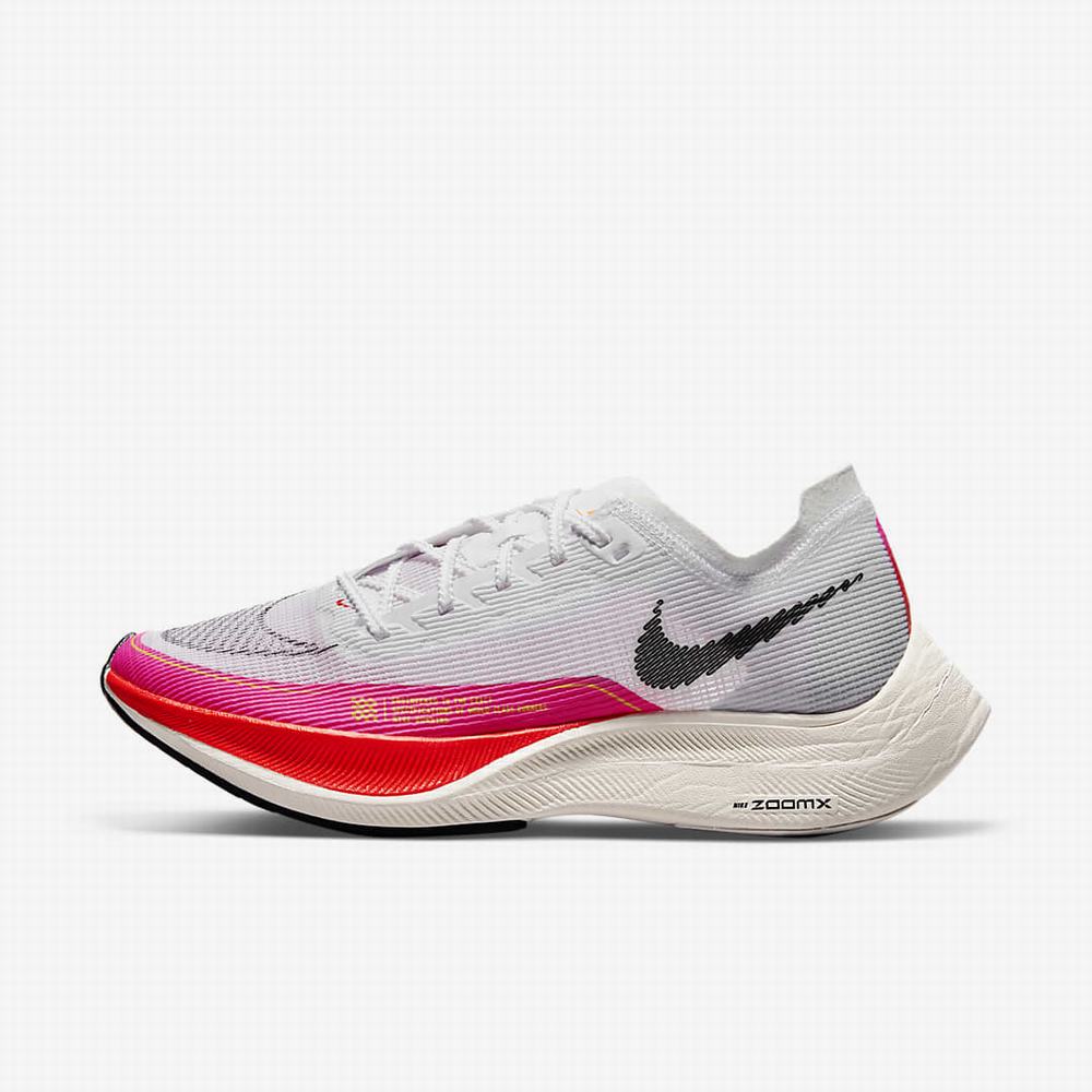 Bezecke Topanky Nike ZoomX Vaporfly NEXT% 2 Damske Biele Čierne | SK368512