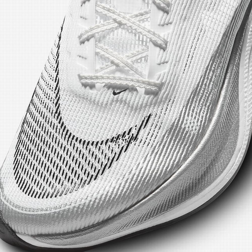 Bezecke Topanky Nike ZoomX Vaporfly NEXT% 2 Damske Biele Metal Strieborne Čierne | SK370148