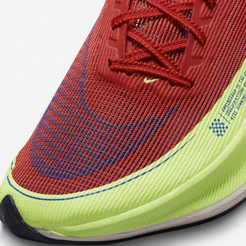 Bezecke Topanky Nike ZoomX Vaporfly NEXT% 2 Panske Červené Zelene Kráľovská Modrá | SK380471