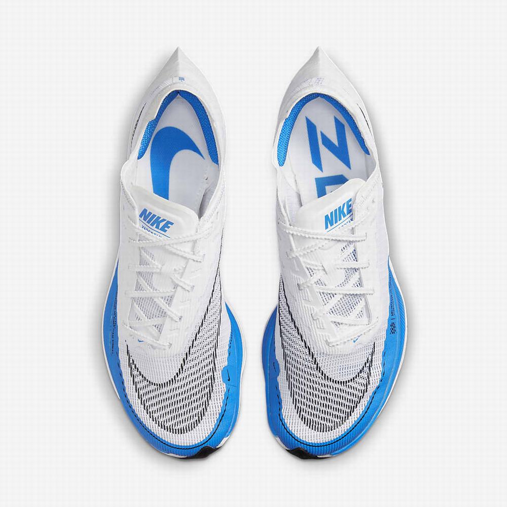 Bezecke Topanky Nike ZoomX Vaporfly NEXT% 2 Panske Biele Čierne Modre | SK586219