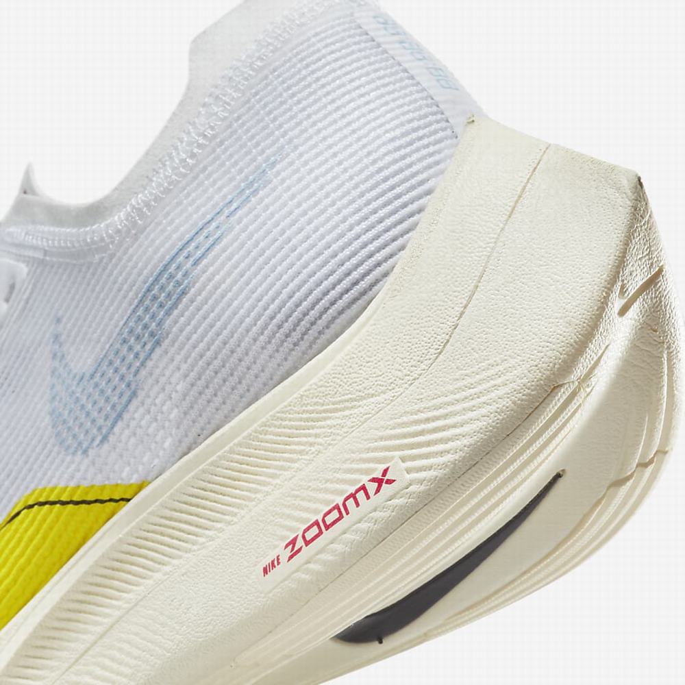 Bezecke Topanky Nike ZoomX Vaporfly NEXT% 2 Damske Biele Žlté Modre | SK709186