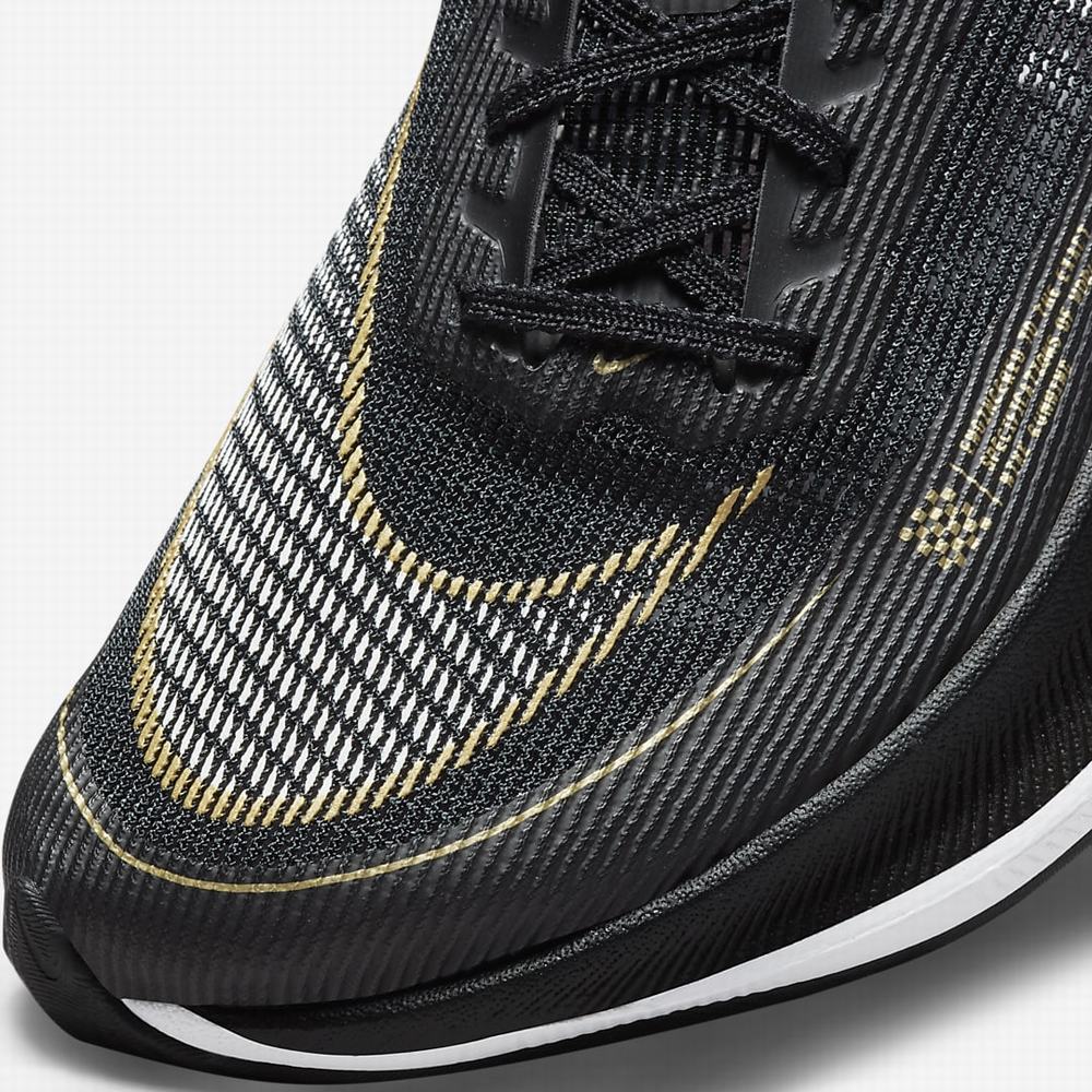 Bezecke Topanky Nike ZoomX Vaporfly NEXT% 2 Damske Čierne Metal Zlate Biele | SK743568