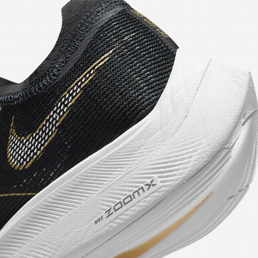 Bezecke Topanky Nike ZoomX Vaporfly NEXT% 2 Damske Čierne Metal Zlate Biele | SK743568