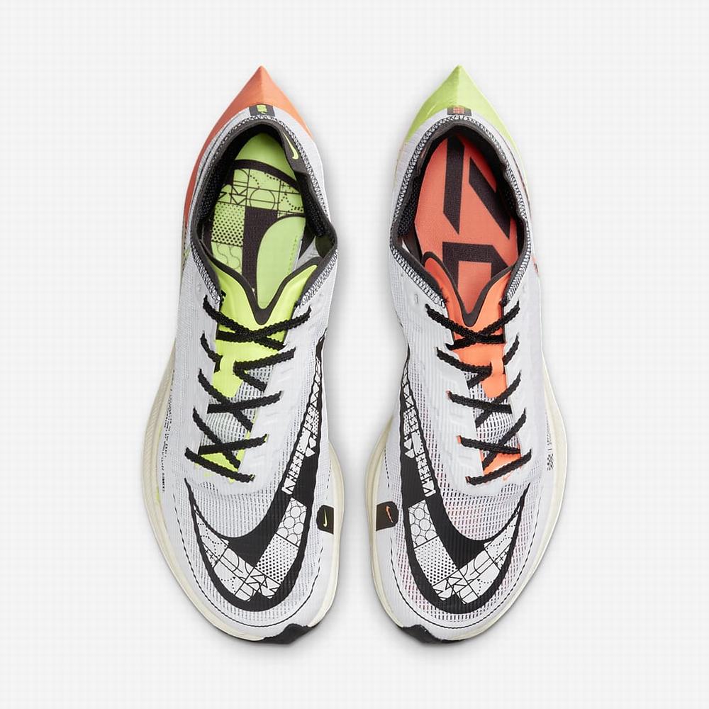 Bezecke Topanky Nike ZoomX Vaporfly NEXT% 2 Panske Biele Zelene Čierne | SK758094