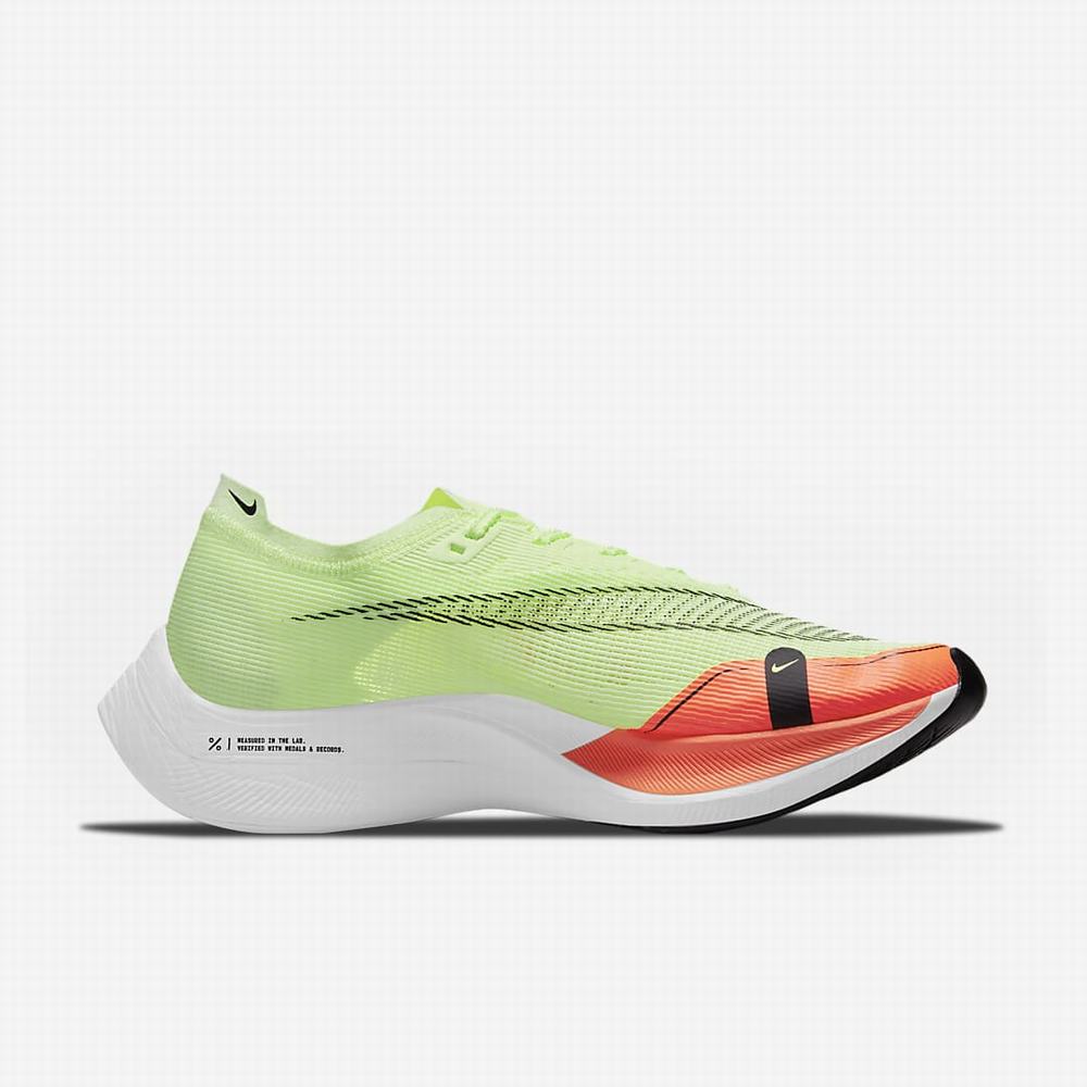 Bezecke Topanky Nike ZoomX Vaporfly NEXT% 2 Panske Zelene Oranžové Čierne | SK967854