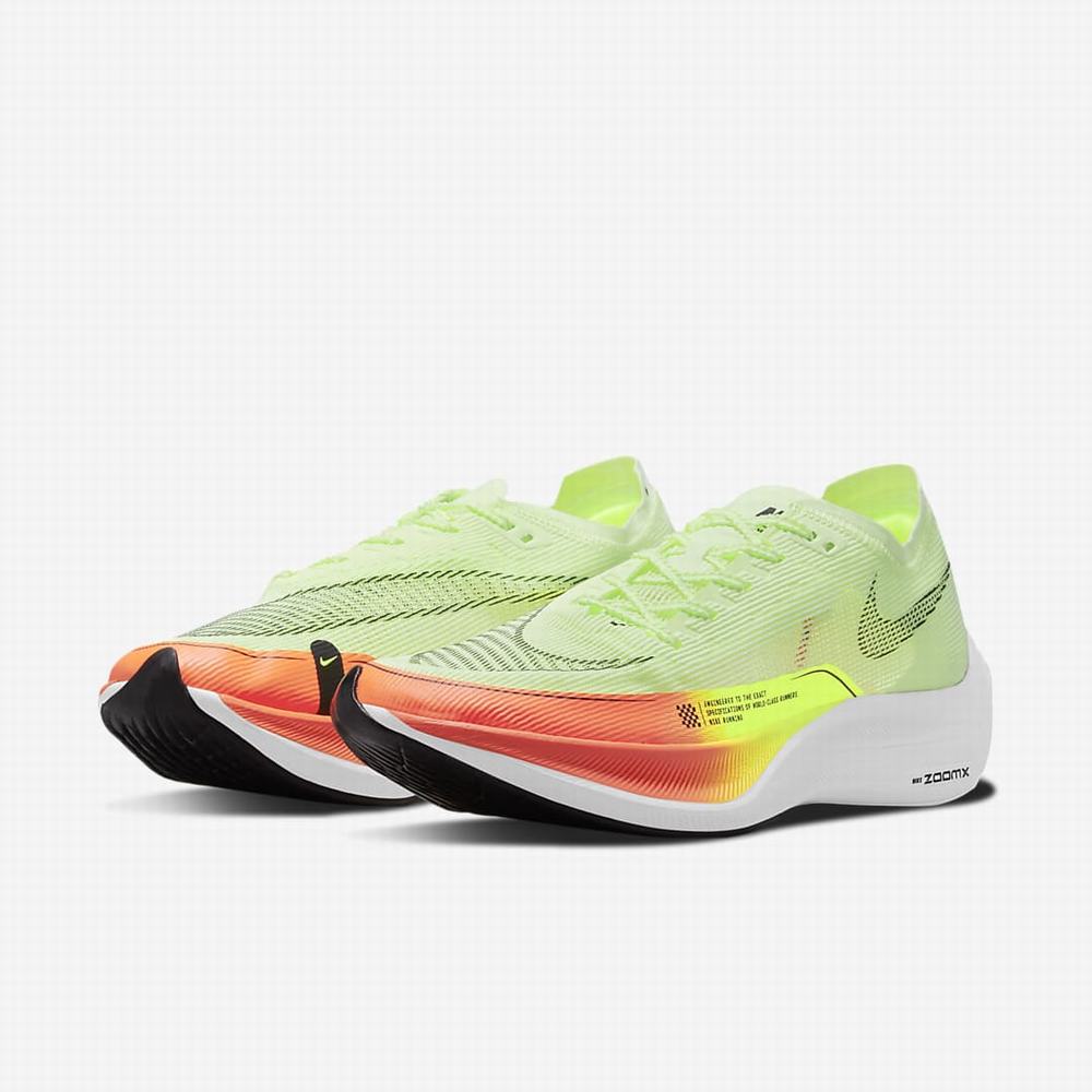 Bezecke Topanky Nike ZoomX Vaporfly NEXT% 2 Panske Zelene Oranžové Čierne | SK967854