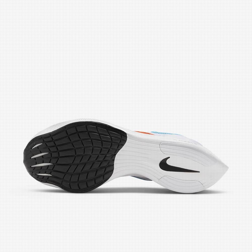 Bezecke Topanky Nike ZoomX Vaporfly NEXT% 2 Damske Biele Oranžové Modre | SK981356