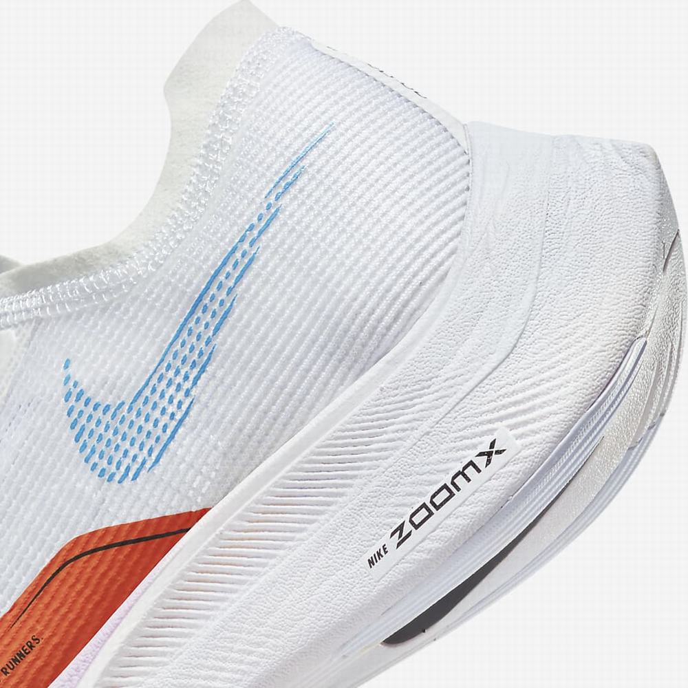 Bezecke Topanky Nike ZoomX Vaporfly NEXT% 2 Damske Biele Oranžové Modre | SK981356